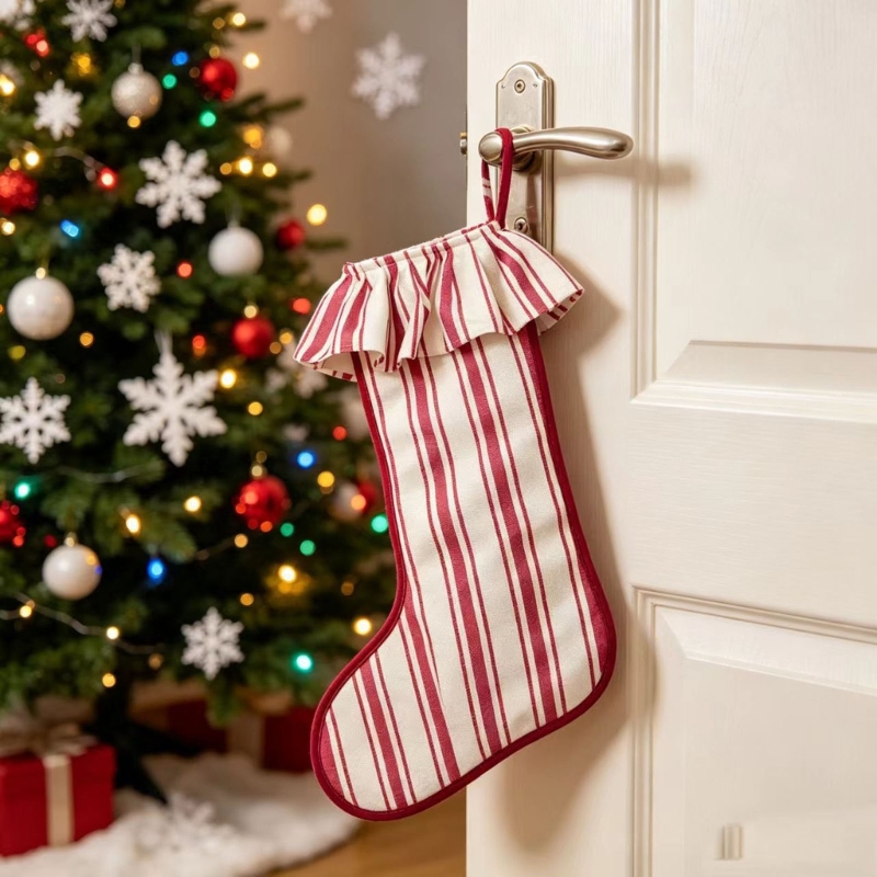 Christmas Stocking Burlap Text - Christmas Stocking Hanging ulasan dan harga