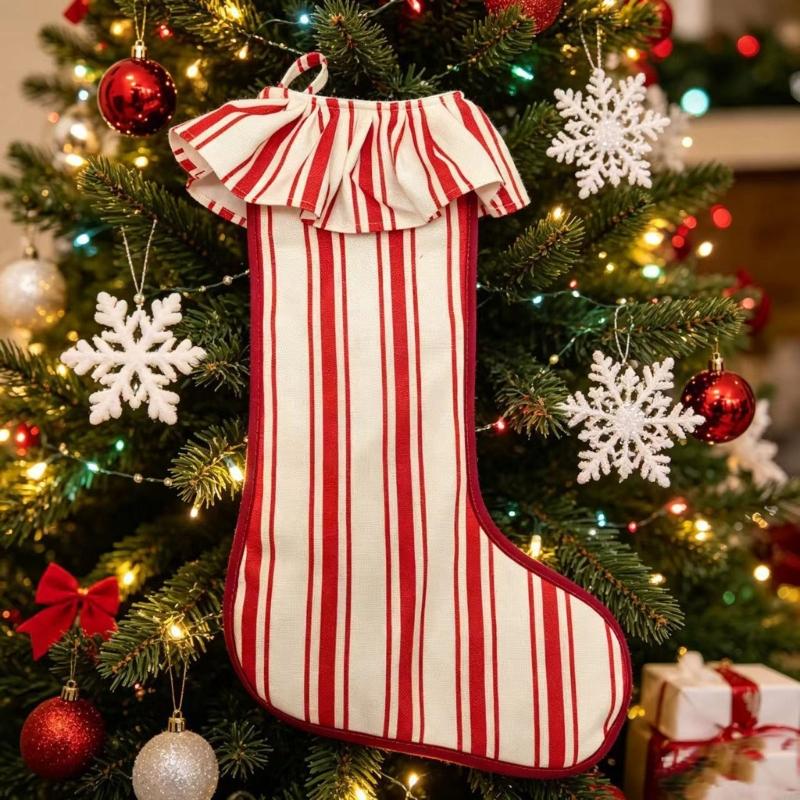 Christmas Stocking Burlap Text - Christmas Stocking Hanging ulasan dan harga