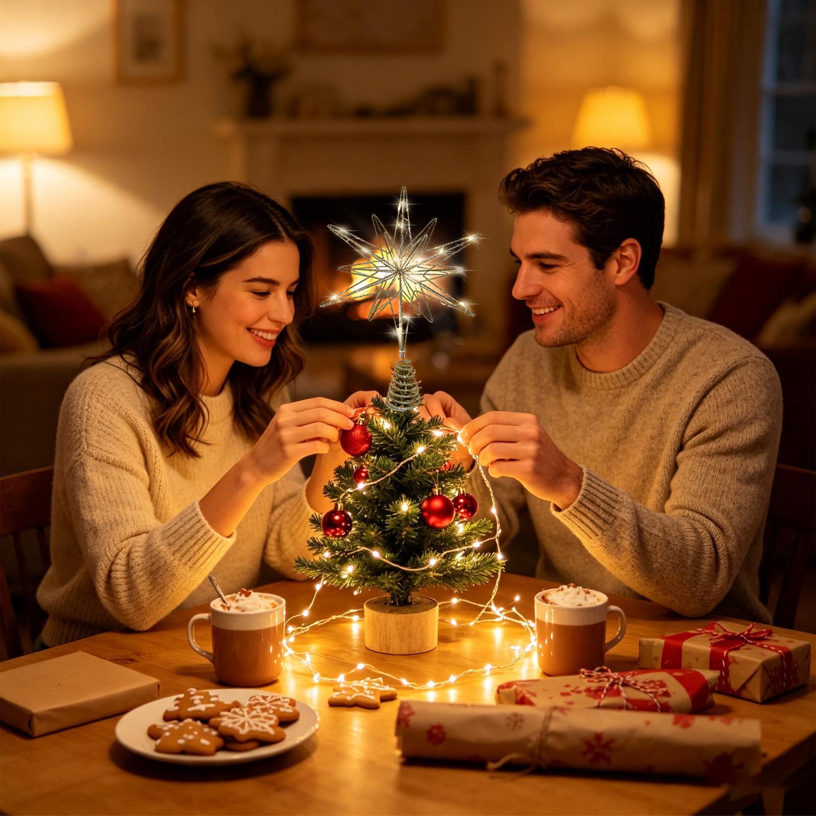 Star Tree Topper Lighted Chris - Star Tree Topper ulasan dan harga