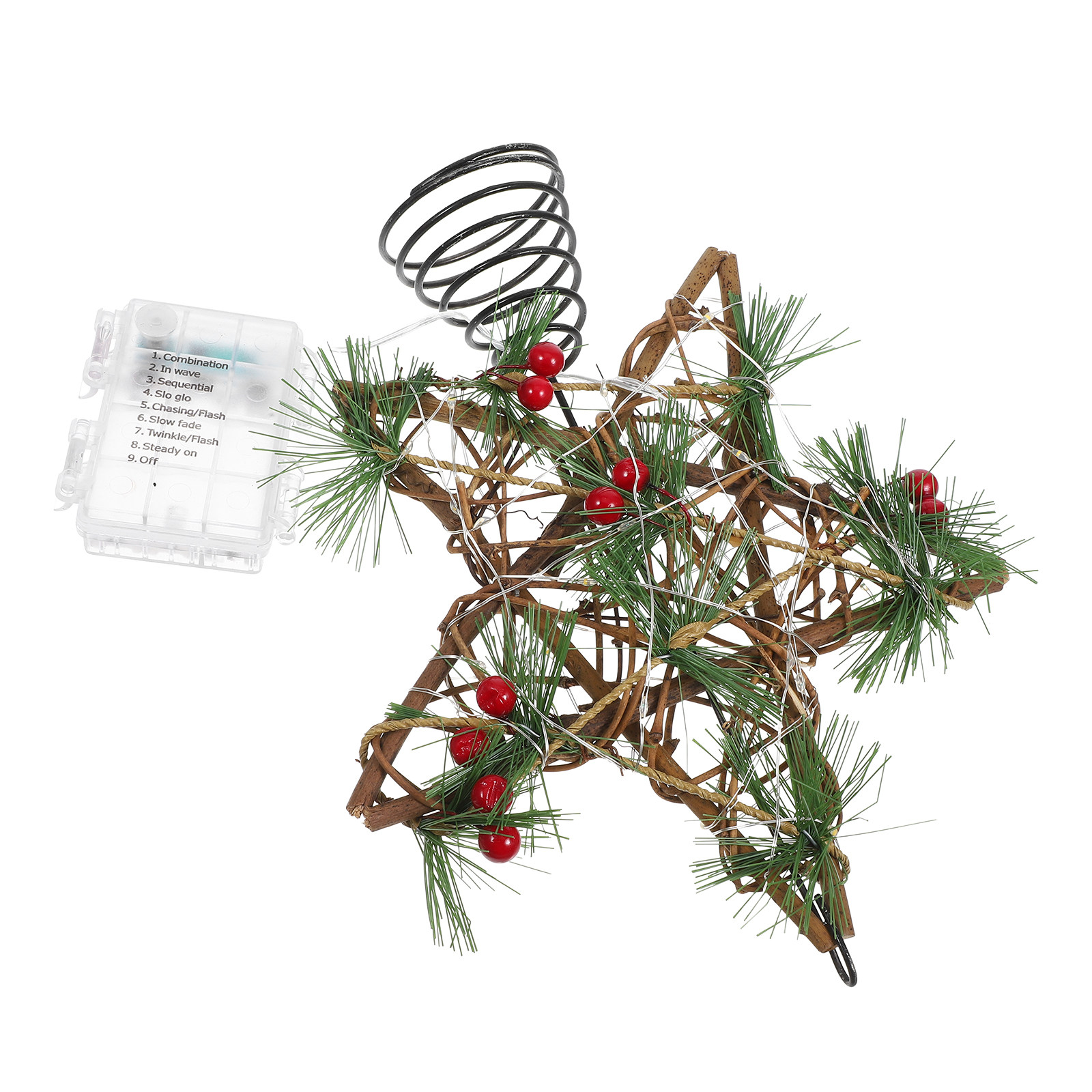 Christmas Tree Wood Star Toppe - Star Tree Topper ulasan dan harga