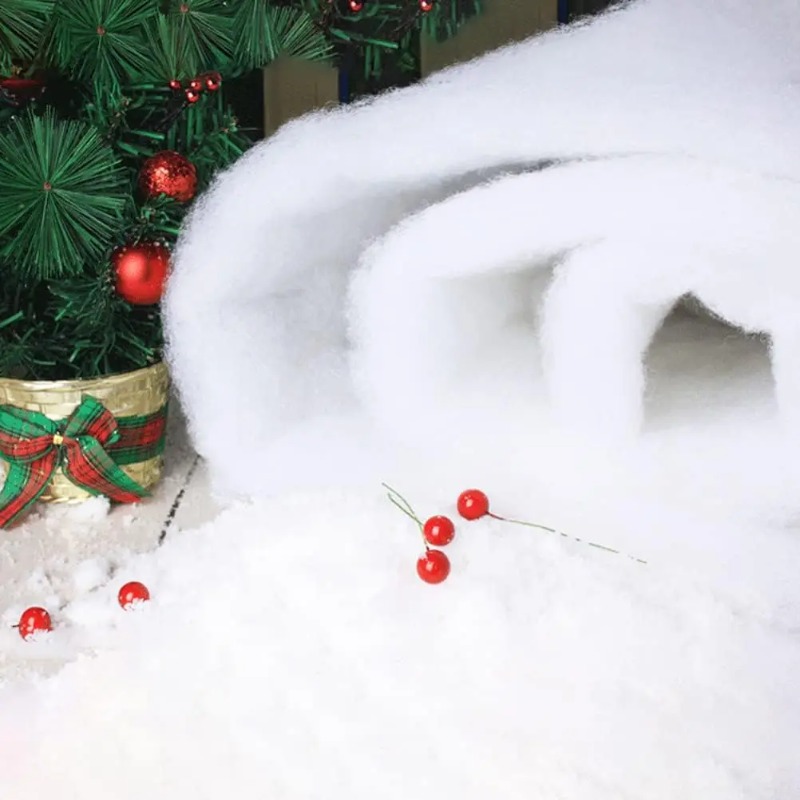 Artificial Snow Carpet Fake Sn - Christmas Throw Blanket ulasan dan harga