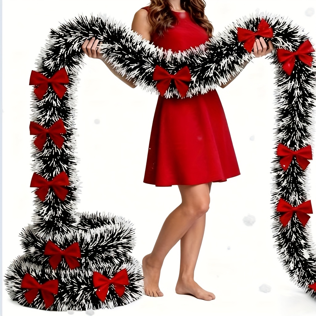 Artificial Christmas Garland X - Christmas Wreath Fake ulasan dan harga