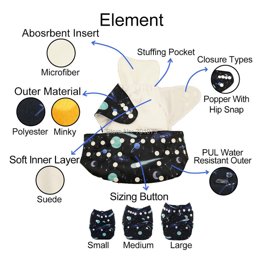 1pc ALVABABY Pocket Diaper for - Pampers Diaper Premium Care ulasan dan harga