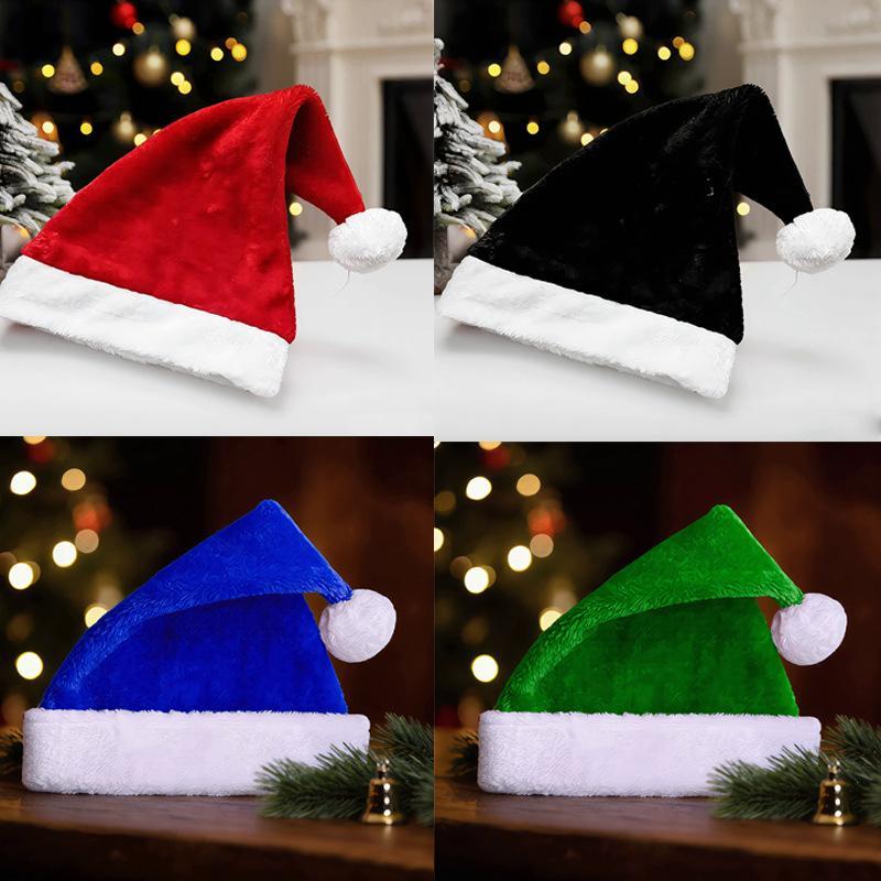 Soft Plush Christmas Santa Hat - Santa Hat Plush ulasan dan harga