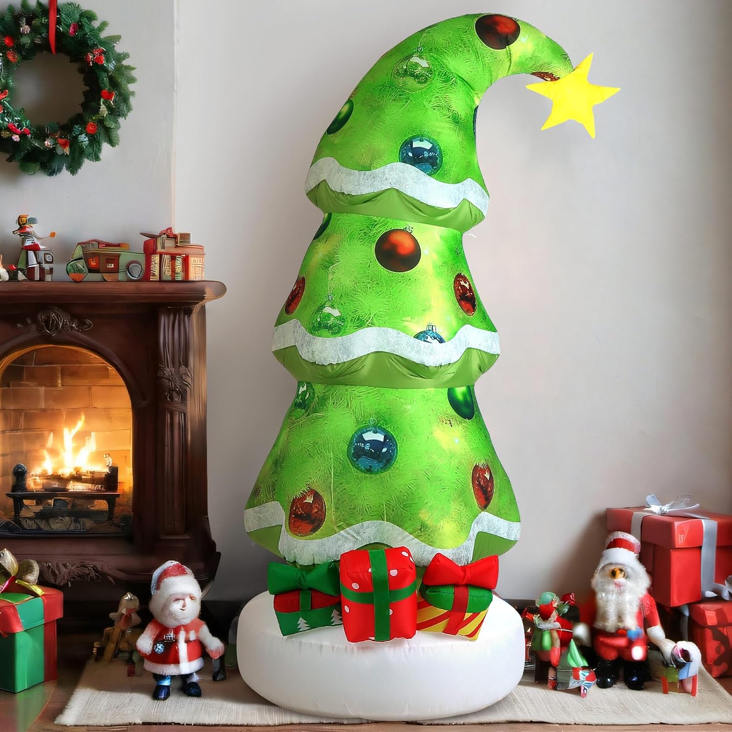 Lime Green 6.9ft Outdoor Infla - Christmas Lights Outdoor ulasan dan harga