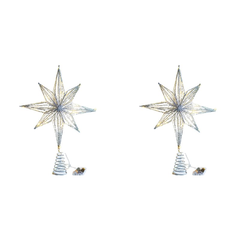 ABXF-2X Christmas Tree Toppers - Star Tree Topper ulasan dan harga