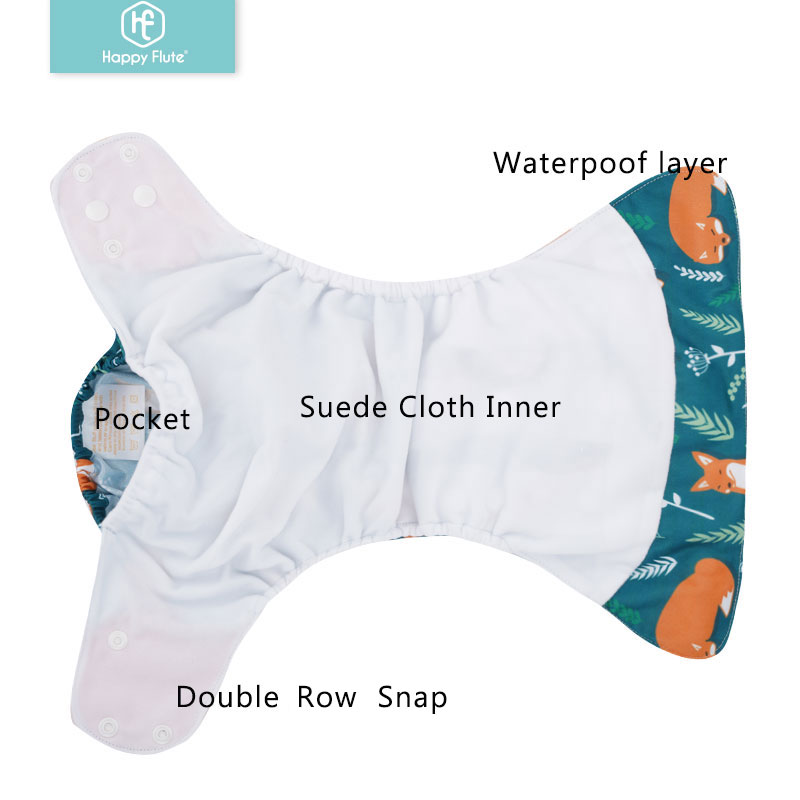 HappyFlute 8 diapers+8 Inserts - Pampers Diaper Premium Care ulasan dan harga